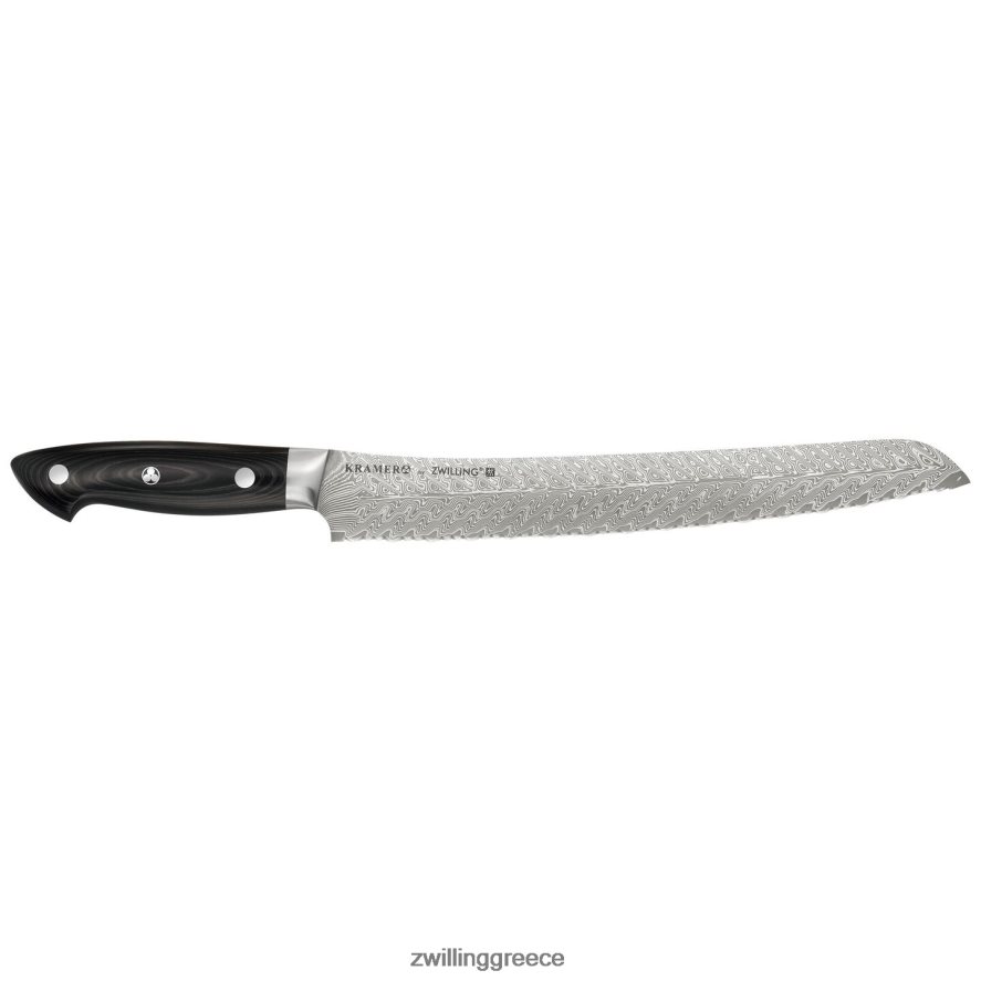 μαχαιρικά είδη Zwilling kramer - euroline ανοξείδωτη συλλογή Damascus 10 ιντσών, μαχαίρι ψωμιού B8HF6V259