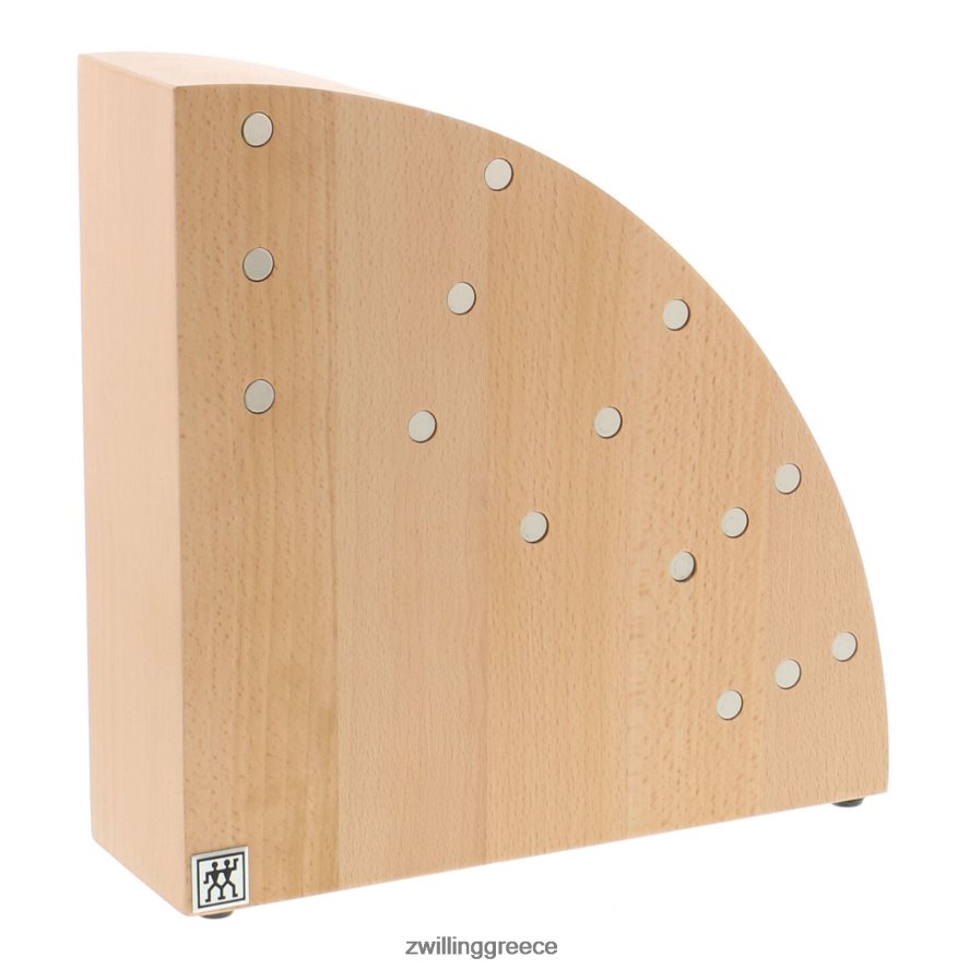μαχαιρικά είδη Zwilling αποθήκευσης ξύλο οξιάς, ξύλο οξιάς, στρογγυλό ιταλικό μαγνητικό μπλοκ - φυσικό B8HF6V263